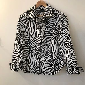 Zebra print jacket
